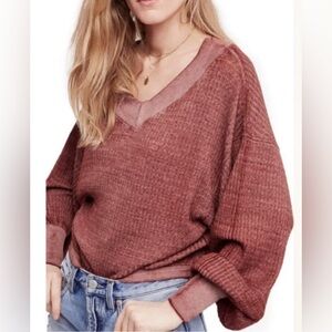 Free People We The Free South Side Thermal Top Small